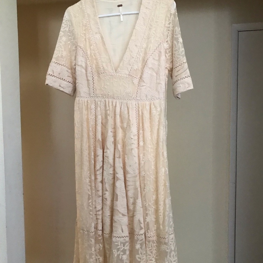 Free People crochet lace dress